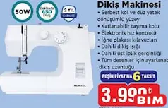 KUMTEL DİKİŞ MAKİNESİ 50 W
